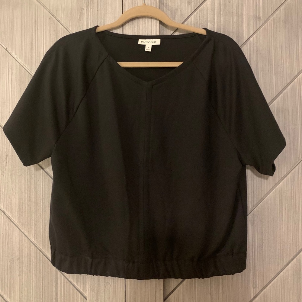 Prologue by Target black top with elastic bottom